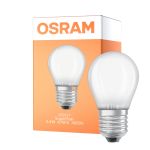 Osram LED Superstar E27 Ball Filament Frosted 3.4W 470lm - 940 Cool White | Best Colour Rendering - Dimmable - Replaces 40W