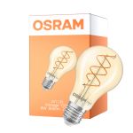 Osram Vintage 1906 LED Classic Slim E27 Pear Filament Gold 8W 806lm - 922 Extra Warm White | Best Colour Rendering - Dimmable - Replaces 60W