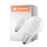 Ledvance Classic Superior LED Bulb E27 Pear Filament Frosted 5.7W 1055lm - 827 Extra Warm White | Dimmable - Replaces 75W