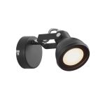 Nordlux Aslak Wall Light Metal Black | Suitable for GU10