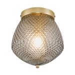 Nordlux Orbiform Ceiling Light Glass and Metal Brass | 230mm - Suitable for E27