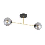 Emibig Ceiling Light Magnum Steel Black | Suitable for 2x E14 - Max 10W