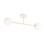 Emibig Ceiling Light Magnum Steel White | Suitable for 2x E14 - Max 10W