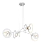 Emibig Pendant Euforia Steel White | Suitable for 4x E27 - Max 15W
