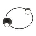 Emibig Ceiling Light Lucio Steel Black | Suitable for 2x GX53 - Max 12W