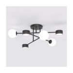 Emibig Ceiling Light Holon Steel Black | Suitable for 3x G9 - Max 8W, 3x GX53 - Max 12W