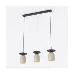 Emibig Pendant Ego Steel Brown | Suitable for 3x E14 - Max 10W