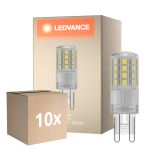 Multipack 10x Ledvance LED Pin G9 Clear 4.5W 600lm - 840 Cool White | Replaces 48W