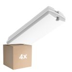 Multipack 4x Bright Choice LED Bulkhead White 3W 280lm - 830 Warm White | IP66