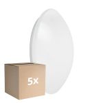 Multipack 5x Ledvance Surface Circular 350 White 18W 1440lm - 840 Cool White | IP44 - with Sensor - Replaces 2x18W