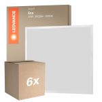 Multipack 6x Ledvance LED Panel Eco 36W 3600lm - 840 Cool White | 60X60cm - UGR <19