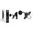D'Lite Wall Light Ember Black | IP54 - Suitable for 1x E27