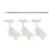 Nordlux Jerome Complete Set 1-Phase Rail 1 Meter White | incl. 3x Spot