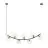 Emibig Pendant Ritz Steel Black | Suitable for 7x E14 - Max 10W