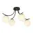 Emibig Ceiling Light Boston Steel Black | Suitable for 4x E14 - Max 10W