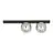 Emibig Ceiling Light Fit Steel Black | Suitable for 2x E14 - Max 10W