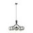 Emibig Pendant Nova Steel Black | Suitable for 5x E14 - Max 10W