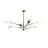 Emibig Ceiling Light Vene Steel Black | Suitable for 6x E14 - Max 10W