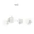 Emibig Pendant Idea Steel White | Suitable for 4x E27 - Max 10W
