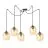 Emibig Pendant Level Steel Black | Suitable for 5x E27 - Max 15W