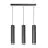 Emibig Pendant Kibo Steel Black | Suitable for 3x GU10 - Max 10W