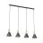 Emibig Pendant Rosa Steel Black | Suitable for 4x E27 - Max 15W