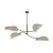 Emibig Ceiling Light Lotus Steel Black | Suitable for 4x E14 - Max 10W