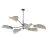 Emibig Ceiling Light Lotus Steel Black | Suitable for 6x E14 - Max 10W