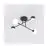 Emibig Ceiling Light Holon Steel Black | Suitable for 2x G9 - Max 8W, 2x GX53 - Max 12W