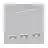 Emibig Pendant Skin Steel White | Suitable for 3x G9 - Max 8W