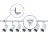 Bright Choice Complete Set 1-Phase Rail L 1,5 x 1,5 Meter White | incl. 7x Spot + GU10 2700K 3W Dimmable + End Cap, Power Connector and L -Connector