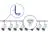 Bright Choice Complete Set 1-Phase Rail L 1,5 x 2 Meter White | incl. 8x Spot + GU10 2700K 3W Dimmable + End Cap, Power Connector and L -Connector 