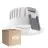 Multipack 10x Ledvance LED  SPOT FIX Aluminium  8W 680lm 36D - 930 Warm White | Cutout 68mm - IP44 - Best Colour Rendering -  Dimmable