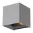 D'Lite Wall Light Elingen Aluminium Grey Up & Down 4.9W 480lm - 830 Warm White | IP65