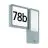 Eglo Wall Light Cheira Aluminium Silver 2W 300lm - 830 Warm White | IP44 - Motion and Light Sensor