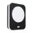 Eglo Wall Light Madriz Aluminium Black 3W 370lm - 830 Warm White | IP44 - Motion Sensor