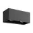 Eglo Wall Light Lesmo Aluminium Black 2W 390lm - 830 Warm White | IP54