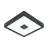 Eglo Ceiling Light Iphias 2 Steel Black 17W 2000lm - 830 Warm White | IP44