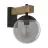 Eglo Wall Light Bufalata Steel Black | IP54 - Suitable for 1x E27