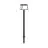 Eglo Spike Light Altilia Solar Black 7W 790lm - 830 Warm White | IP65 - Motion Sensor