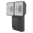 Ledvance LED Floodlight Endura Spot Black 16W 1500lm 50D - 840 Cool White | IP55 - Motion and Light Sensor - Symmetrical