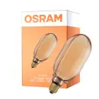 Osram Vintage 1906 LED E27 Globe Filament Gold 100mm 4W 220lm - 818 Extra Warm White | Dimmable - Replaces 60W