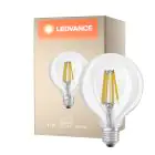 Ledvance Classic LED E27 Globe Filament Clear 11W 1521lm - 940 Cool White | Best Colour Rendering - Dimmable - Replaces 100W