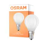 Osram LED Classic LED E14 Pear Filament Frosted 2.2W 470lm - 827 Extra Warm White | Replaces 40W