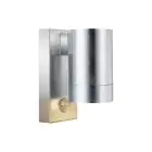 Nordlux Tin Wall Light Metal and Glass Grey | 76mm - IP54 - Suitable for GU10 - Motion and Light Sensor 