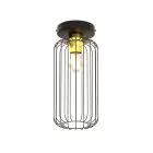 Emibig Ceiling Light Barn Steel Black | Suitable for 1x E27 - Max 15W