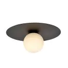 Emibig Ceiling Light Solar Steel Black | Suitable for 1x E14 - Max 10W