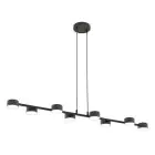 Emibig Pendant Megara Steel Black | Suitable for 8x GX53 - Max 12W