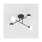 Emibig Ceiling Light Holon Steel Black | Suitable for 2x G9 - Max 8W, 2x GX53 - Max 12W