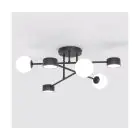 Emibig Ceiling Light Holon Steel Black | Suitable for 3x G9 - Max 8W, 3x GX53 - Max 12W